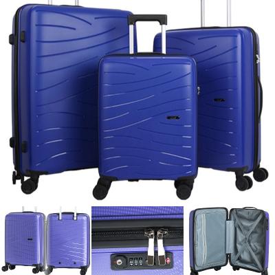 China Fashionable manufacturer sells pp luggage sets travel bags luggage luxury luggage suitcase for sale