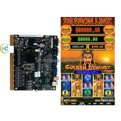 China Adjustable Link Golden Century Dragon Rate Win Machine Games Board 5 Types Aristocrat Game Software Board for sale