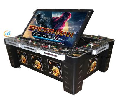 China Adjustable Win Rate 8/10 Spider Man Players Arcade Game Shooting Fish Games Machine Skills Shooting Money Game for sale