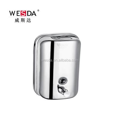 China Foam Soap Dispenser Wesda Stainless Steel Valve Corrosion Resistant Soap Dispenser W-405-1000ml for sale