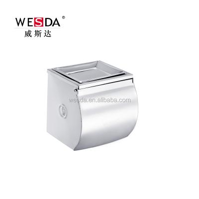 China Wesda Metal Wall Mount Toilet Accessories Small Roll Bathroom Metal Hand Towel Dispenser for sale