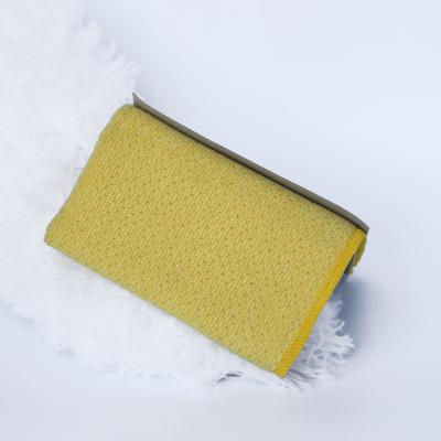 China Household Cleaning Yellow GRS Certification Strong Water Cloth And Polyester Cloth Microfiber Absorbing Cleaning Cloths For House Cleaning for sale