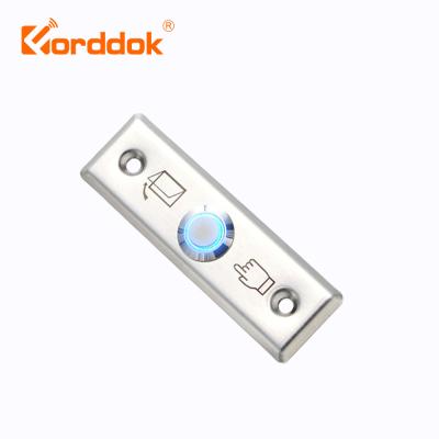 China Stainless Steel Panel No/nc/com Access Control Door Release Stainless Steel Exit Button Switch for sale