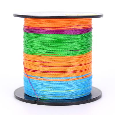 China Wholesale Strong Strength SNEDA 5-Color Braided Fishing Line 4 Strands 100M Threads PESCA Durable PE Multifilament Carp Fishing Line for sale