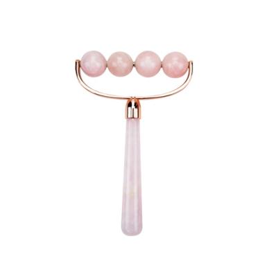 China Soft Edges Rose Quartz Body Roller for sale