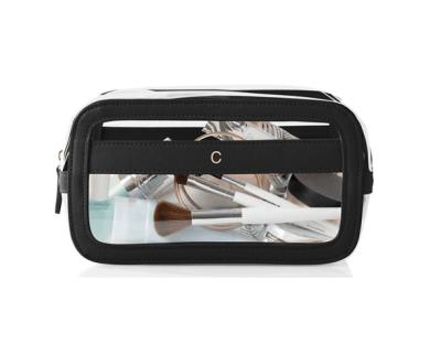 China Transparent Pvc PVC Cosmetic Storage Bag With Zipper for sale