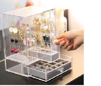 China Large Capacity Jewelery Orgainzer with Display and Rack Drawer for sale