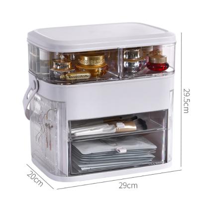 China Big capacity. Clear Scylic Makeup Storage Organizer Drawers Jewelry Storage Box for sale