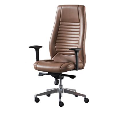 China Adjustable (height) Modern Simple Manager Office Leather Office Sedentary Comfortable Economy Swivel Chair Office for sale