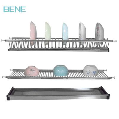 China Contemporary Modern Design 3 Layers Dish Rack Mirror Stainless Steel for sale