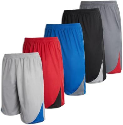 China Anti-Wrinkle Men's Mesh Athletic Performance Gym Shorts With Pockets (S-3X) for sale