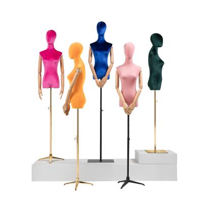 China Female Mannequin Torso Torso Stand Half Body Mannequin Torso Mannequin Stand Female Adjustable Tripod Mannequins for sale