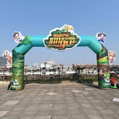 China High quality 210D/420D/600D Oxford cloth inflatable arch with cheap price of outdoor sports game entrance arch for sale