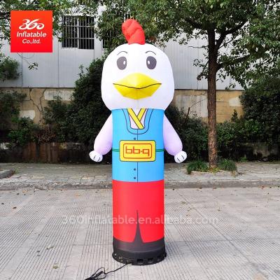 China 210D oxford cloth custom inflatable cartoon duck /pig lamp for advertising for sale