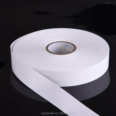 China Sustainable Custom Silk Screen Printing Nylon (Paper Tape) Taffeta Care Label Roll For Garment Wash Care Label for sale