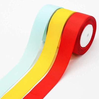 China 38mm Yards X.25 Solid Color Solid Color Wholesale Grosgrain Ribbon Handmade Hair Accessories / Gift Packing Ribbon for sale