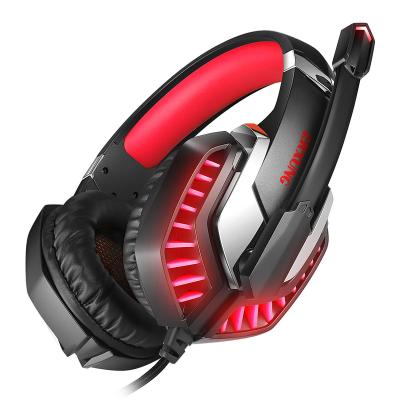 China Wired Gaming Headset Over-Ear Headphones Headband Earphone Through Earphone Gamer Headsets With Microphone For Laptop Tablet for sale