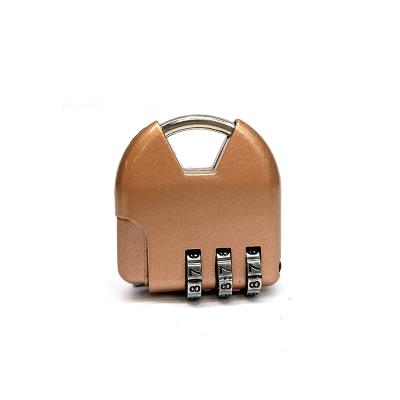 China Retro 3 Digit Mini Combination Luggage Lock Cheap Number Zinc Alloy Safe Small Padlock For Travel Bag Suitcase Box Promotion for sale