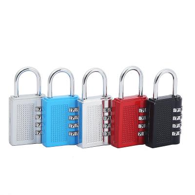 China Good Quality 4 Digit Security Discount Combination Padlock Code Number Zinc Alloy Lock For Travel Bag Luggage Cabinet Locker Safe for sale