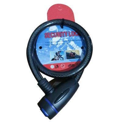 China Hot Selling Bike Safe Bicycle Cable Lock Security Bike Chain Lock With Key for sale