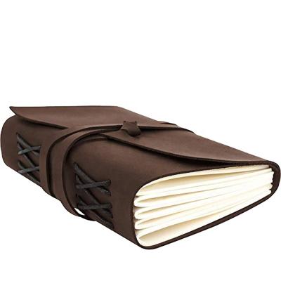 China Notebook Buffalo Leather Loose Leaf Journal Writing Travel Journal Notebook for sale