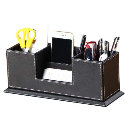 China 2020 Latest High Quality Leather Desk Organizer For Office From Professional Factory for sale