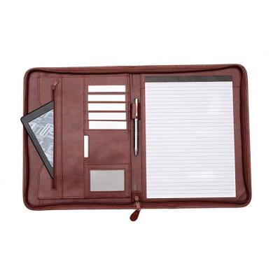 China Portable Professional Executive PU Leather Business Resume Folder Padfolio Organizer for sale