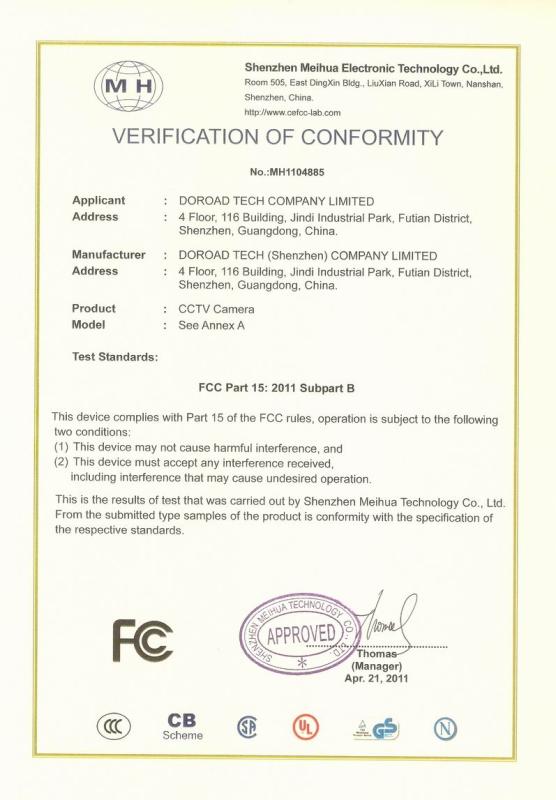 FCC - DOROAD INDUSTRIAL COMPANY LIMITED