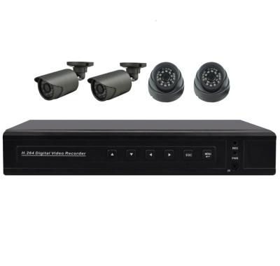 China 4 Channel P2P AHD DVR Kit, HD 720P 4CH AHD Kit, AHD CCTV Camera Security System for sale