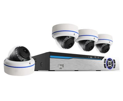 China Newest PLC System - Power Line Communication 4CH NVR Kit Home Security CCTV Dome Camera for sale