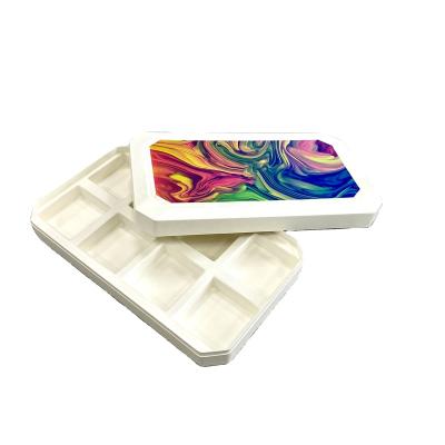 China High Quality100% Recycled Logo Whole Set Biodegradable Materials Custom Wet Press Molded Paper Pulp Gift Box Packaging for sale