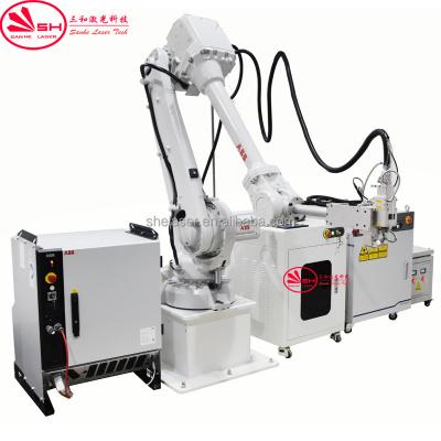 China Laser heat treatment 3000W laser hardening /quenching machine for steel MOLD SPEED GUIDE metal surface hardening with ABB ROBOT for sale