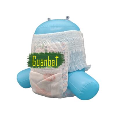 China Grade B Printed Baby Diaper Rejected Diapers Brands Mixed Ultra Thin Thick Pulp Pull Up Cheap Price Pants for sale