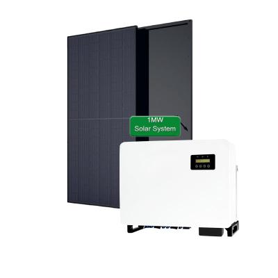 China Other 10kw 20kw 50kw 100kw 200kw 500kw Solar Panel Power Energy System On Grid Industrial Power Saving Solutions System for sale