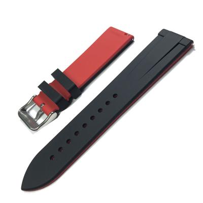 China 20mm 22mm Replacement Watch Band Silicon Smart Watch Rubber Bands & Accessories for sale