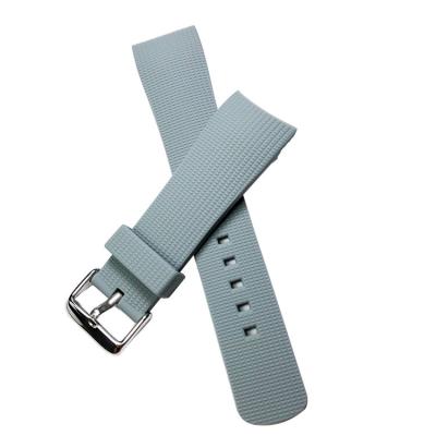 China Hook Reinforced 23MM Designer Curved Silicone Rubber End Watch Band For Thick Man Watch for sale