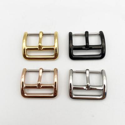 China Buckle 12 Pin 14 16 18 20 Watch Buckle 316l Steel Accessories And Parts 22mm For Apple Leather Strap for sale