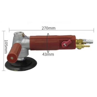 China High Quality Different Speed ​​Tool Air Pneumatic Angle Grinder For Polishing Pad Air Wet Flexible Angle Grinder for sale