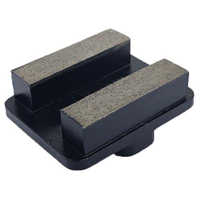 China Durable Pavement Mosaic Redi Lock Segment Diamond Floor Polishing Concrete Grinding Shoe for sale