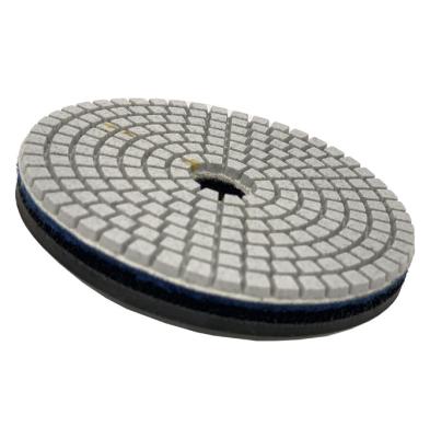 China Round Flexible Honeycomb Diamond Wet Polishing Pad Durable For Different Size By Customized for sale