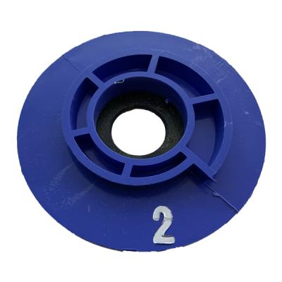 China Durable Diamond Tool Grinding Resin Polishing Disc Snail Back Edge Abrasive Polishing Pad for sale