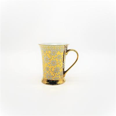 China Chaozhou factory price 90cc 160cc viable raoping ceramic mug, arabic coffee cup for sale