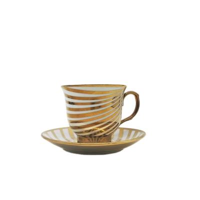 China Viable Chaozhou factory porcelain tea cup and saucer wholesale for sale