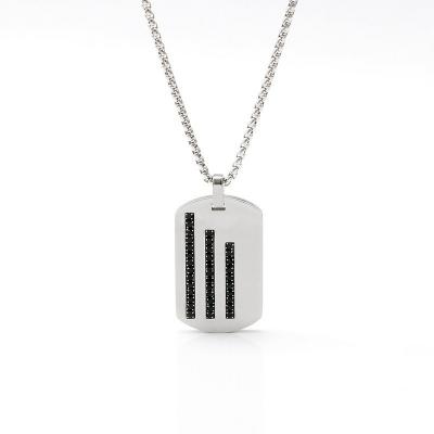 China Personalized, fashionable, simple accessories, stainless steel high-end pendant, men's necklace, romantic, trendy, creative accessories for sale