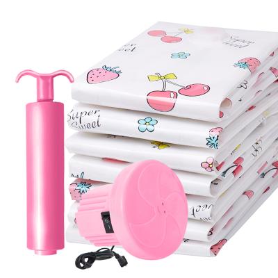 China Minimalist Smart Airtight Custom Travel Space Saving Elephant Vacuum Storage Bag Closet Compressed Organizer for sale