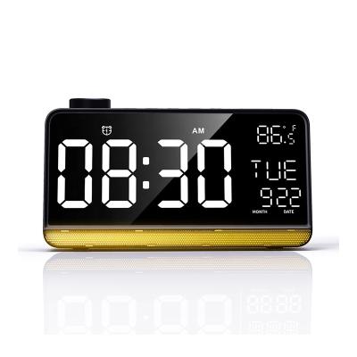 China Smart large-screen LED digital clock of calendars, electronic alarm clock, radio, thermometer, desktop multi-function clock for sale