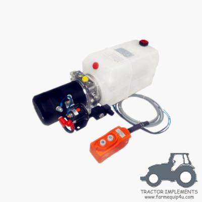 China 12v Hydraulic Power Unit  For Farm Tipping Trailer; Hydraulic Pump with Battery; for sale