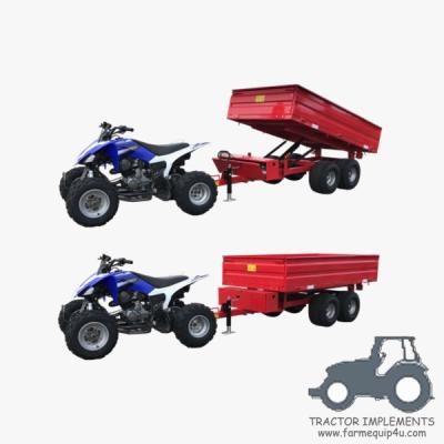 China 2T4WM/3T4WM/4T4WM - ATV Dump Trailer With Hydraulic Power Unit For Farm Transporting for sale