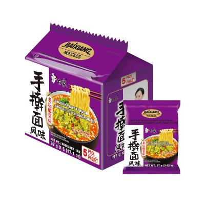 China Wholesale Flavor 2 Minute Ramen Food Natural Beef Flour Wheat Chinese Made Instant Noodle for sale