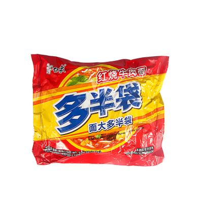 China Instant Half Over Beef Series 5in1 Flavor Artificial Roasted Instant Noodles for sale